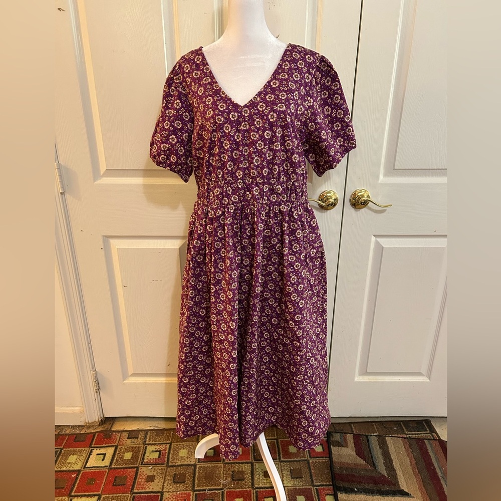 NWT J. Crew floral dress, size 14